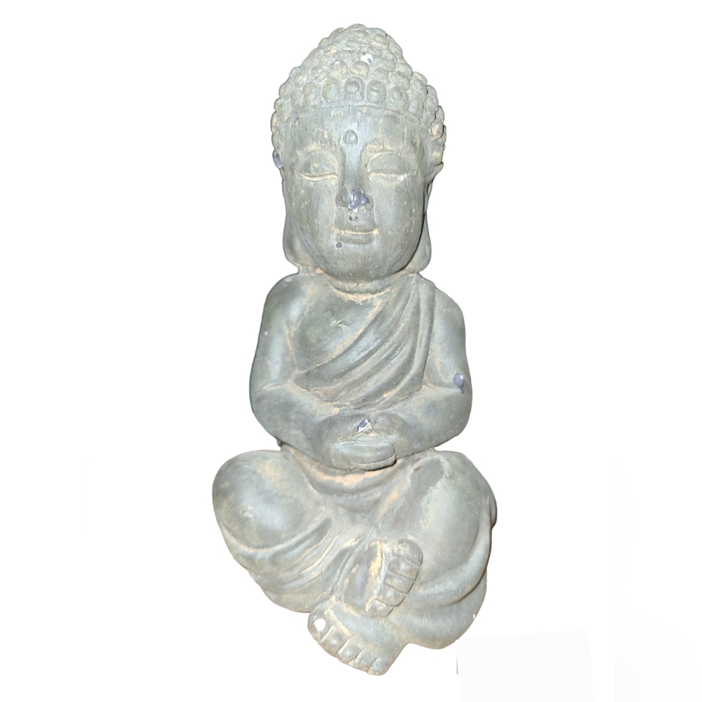 Plaster Buddha 6x3 Statue